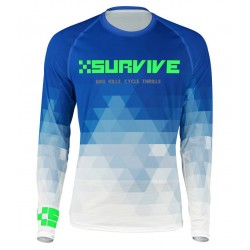 XSURVIVE Blue Everyday 2017 Downhill Jersey
