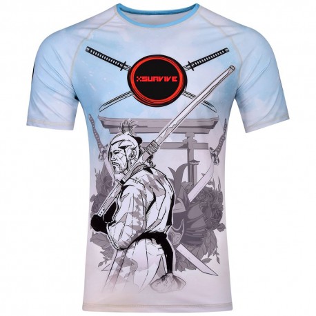 XSURVIVE Samurai Rashguard men outdoor for sports and fitness outfit