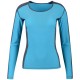XSURVIVE blue women outdoor rashguard for sports and fitness outfit
