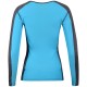 XSURVIVE blue women outdoor rashguard for sports and fitness outfit