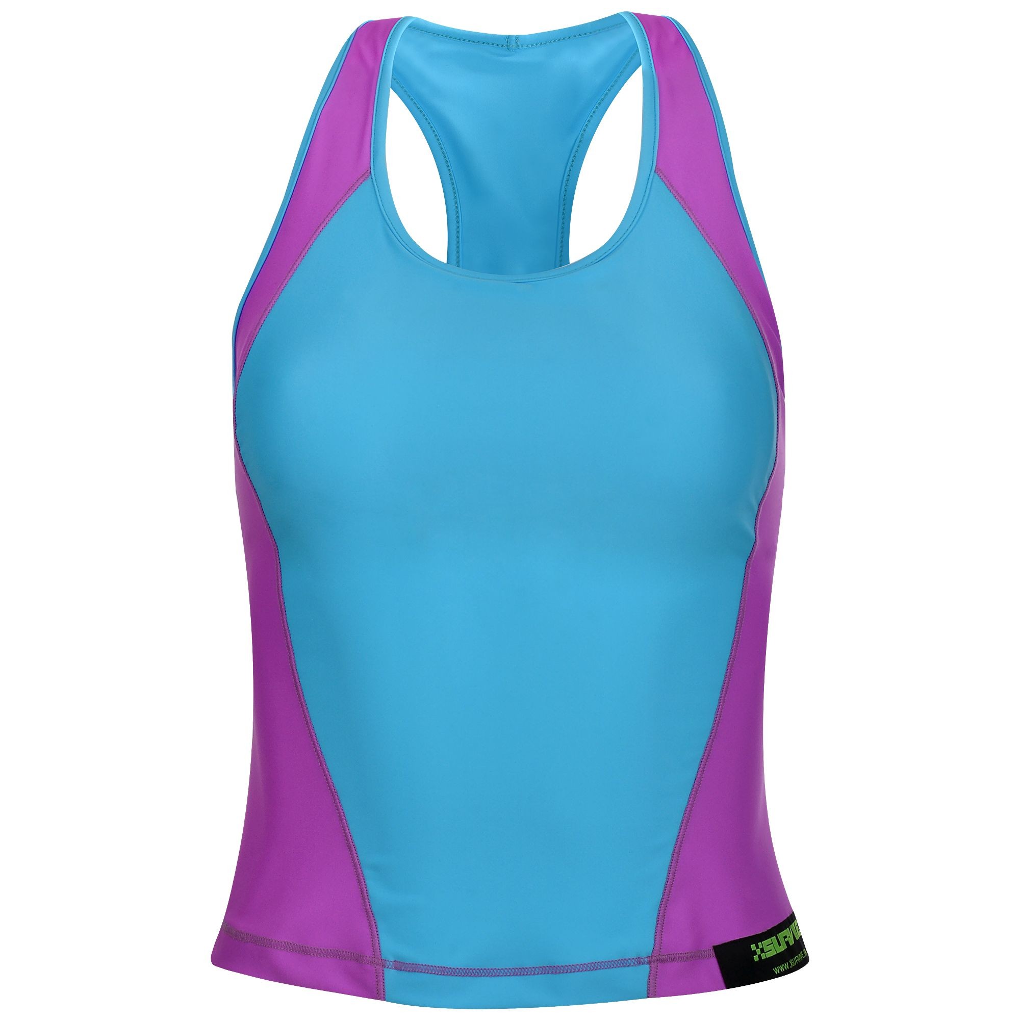 XSURVIVE purple women outdoor rashguard for sports and fitness outfit